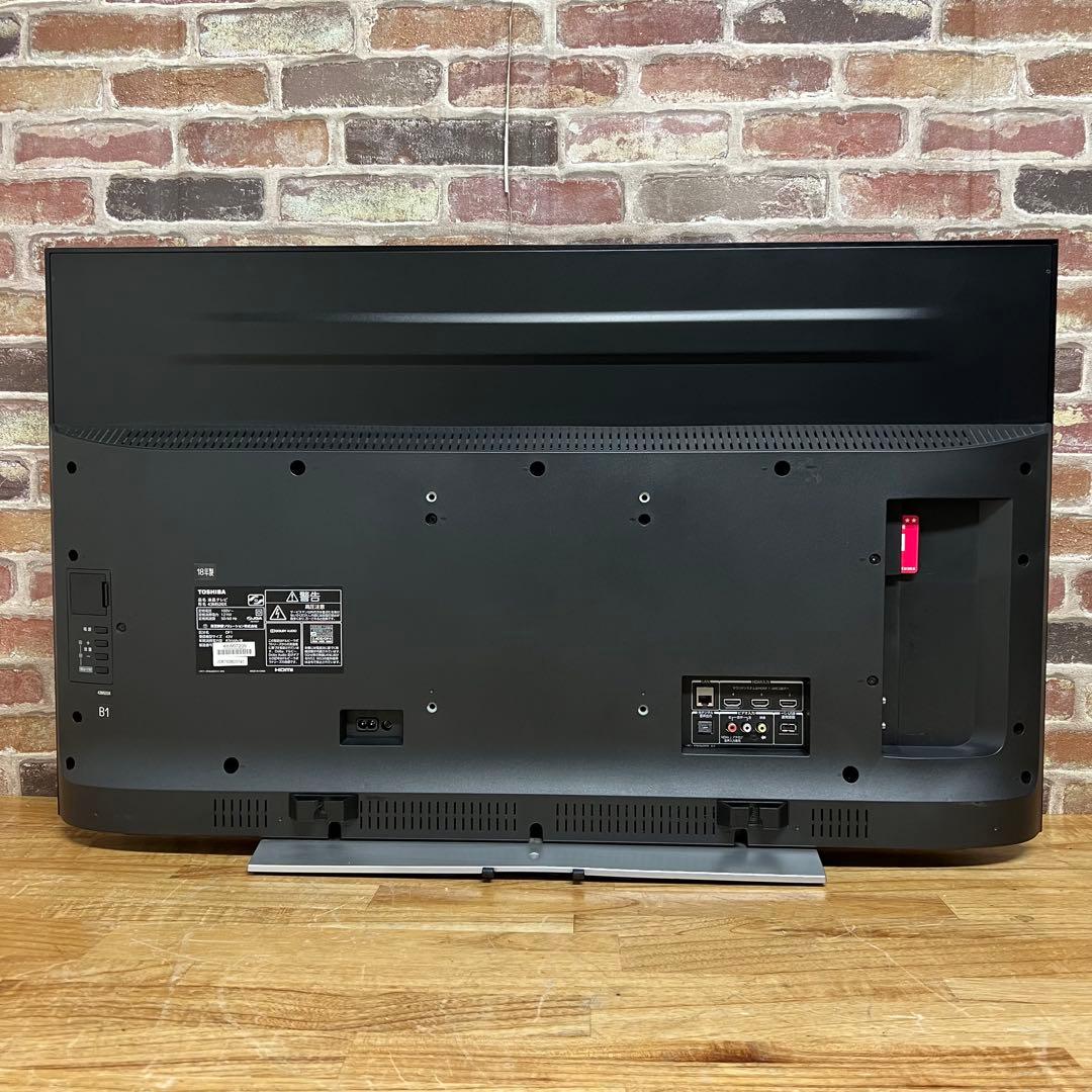 東芝 43V型 4Kチューナー搭載 液晶テレビ レグザ 43M520X W録画○