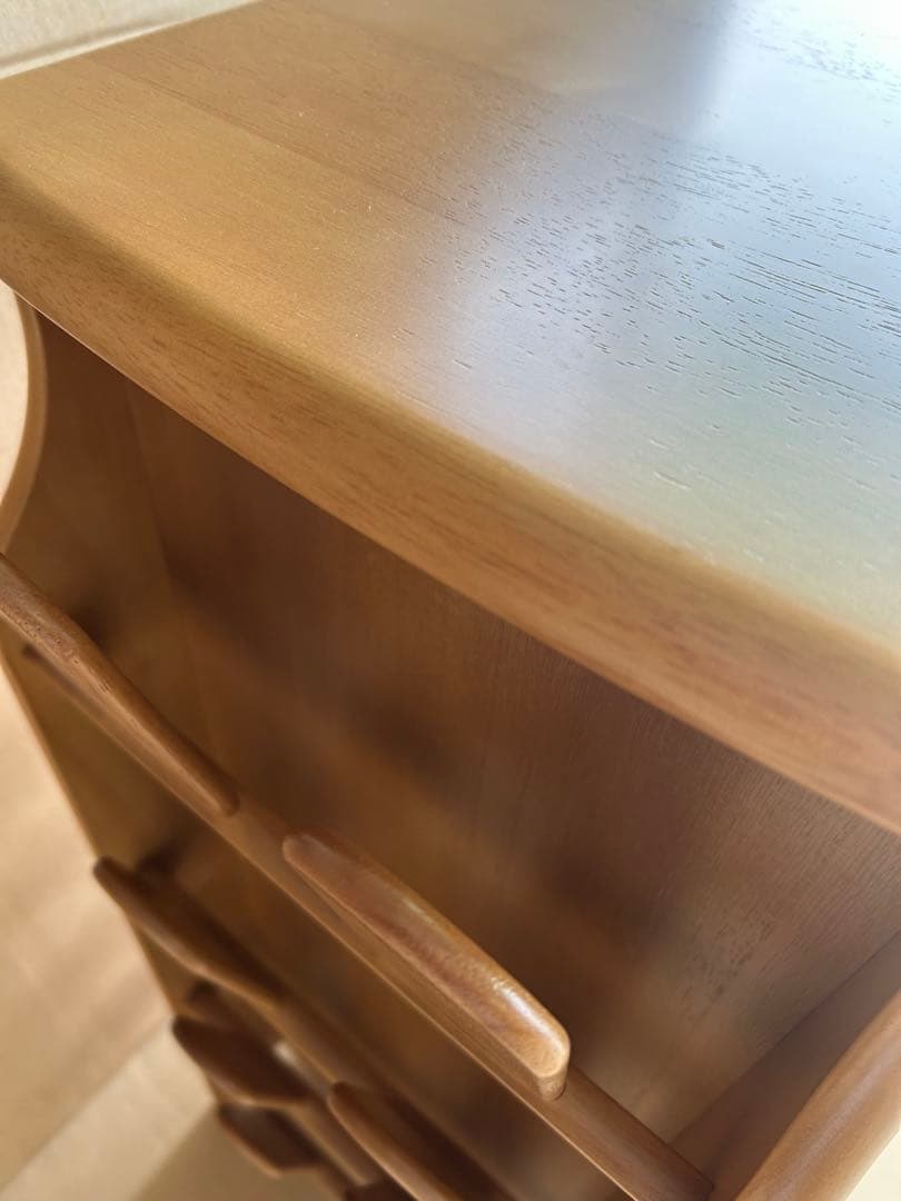 新品 カリモク スリッパラック AS3723NN 10足入れ 天板無垢 天板ムク