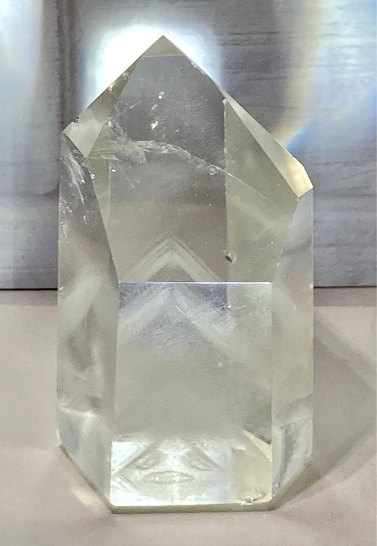 【龍脈水晶✨】ホワイトファントム　千層水晶　ポイント　クリスタル　原石