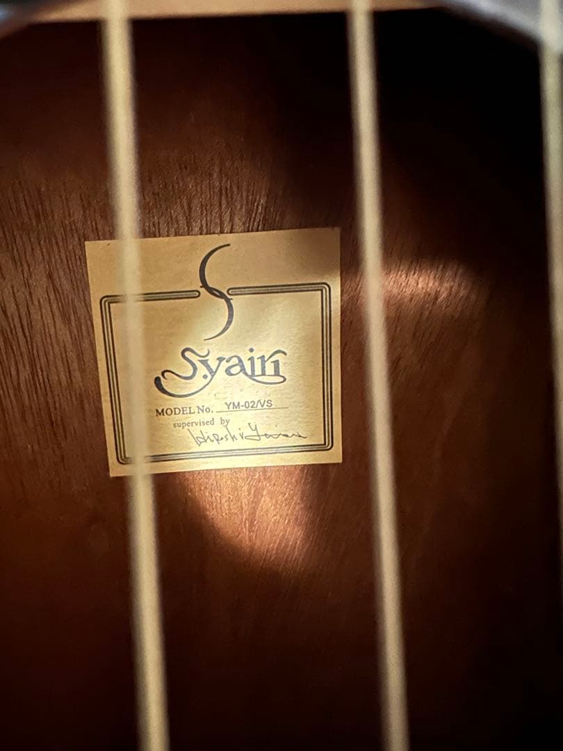 S.yairiエスヤイリ YM-02VS ミニアコースティックギターサンバースト