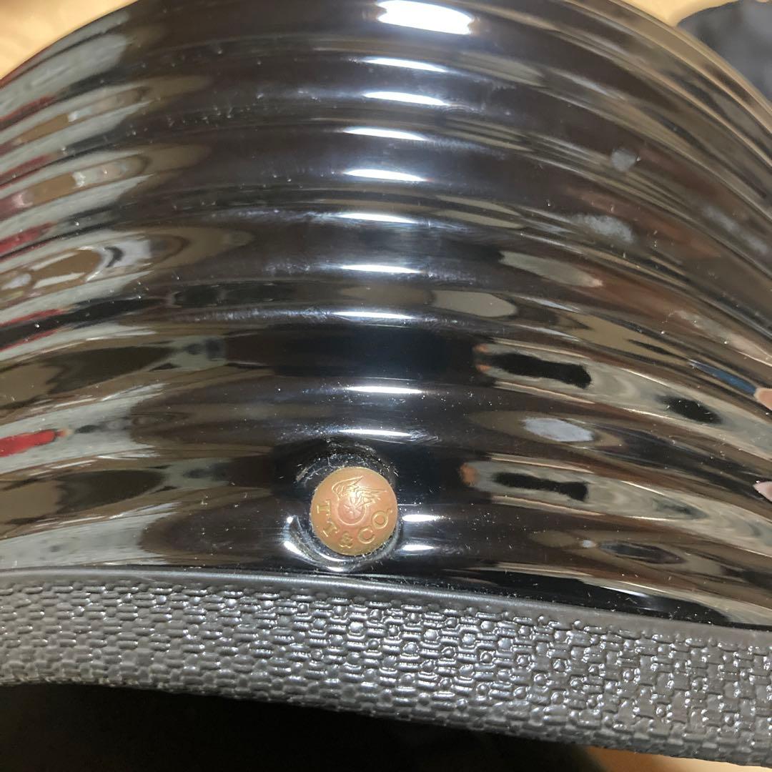 TT@CO リブリブジョッキー　ブラック ハーフ　ヘルメット 収納袋付き