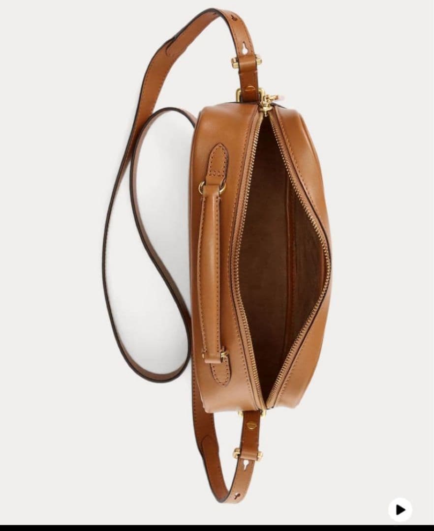 Polo by Ralph Lauren カーフスキン クロスボディカメラ