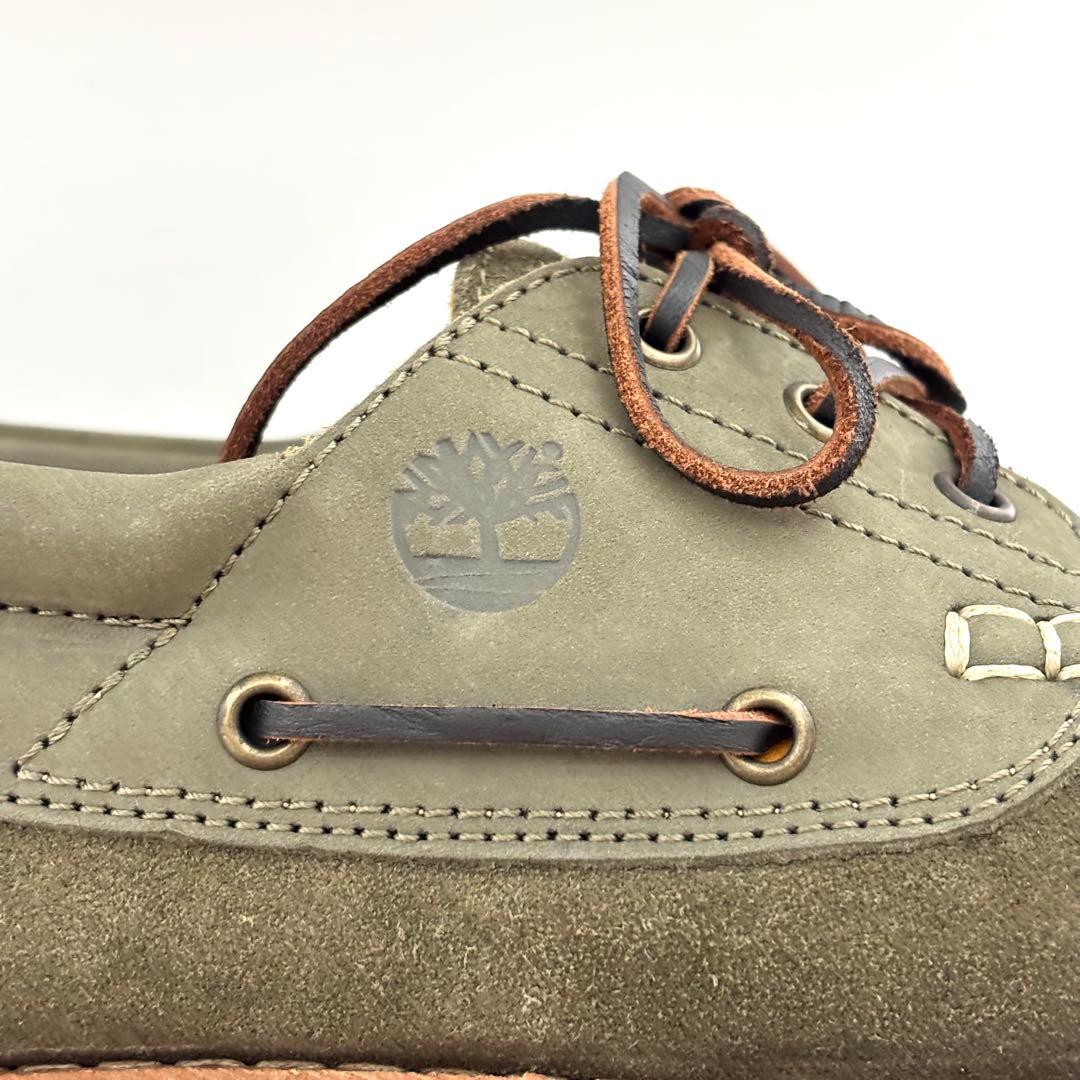 美品✨ ティンバーランド デッキシューズ 3EYE スエード カーキ J1948