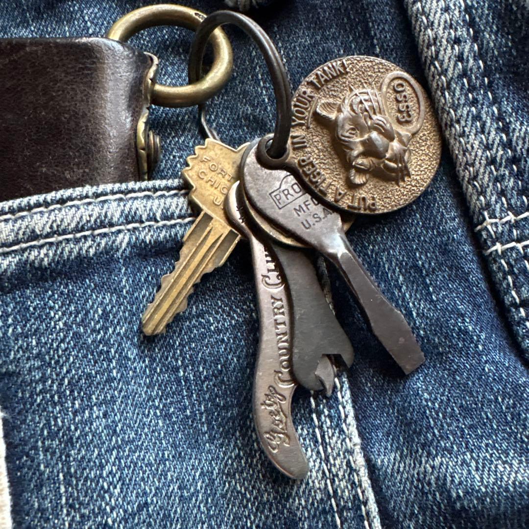ヴィンテージキーチェーン／オープナー／TOOL／TAG／US VINTAGE