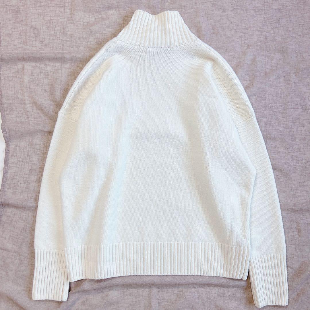 メゾンキツネ ハイネック プルオーバー ニット フォックスヘッド L