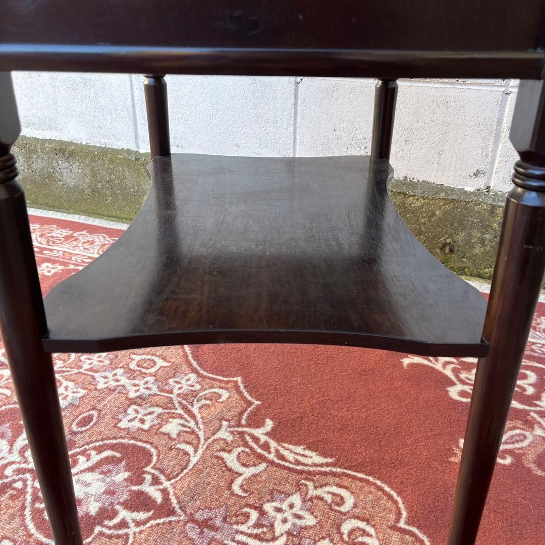 古家具ビンテージ品◾️起立木工 天板フェルト張り ディスプレイ台 飾り台 テーブル