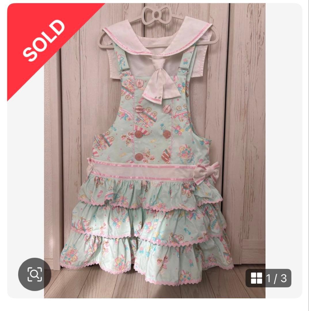 【chii】Angelic Pretty サロペット ブラウス