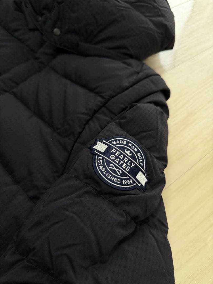 PEARLY GATES ブラック ダウンベスト