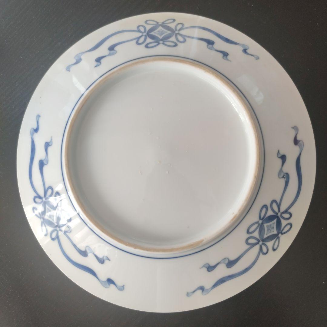 ■1月31日終了■新年特価♥13代 今泉今右衛門 色鍋島柴垣椿絵額皿