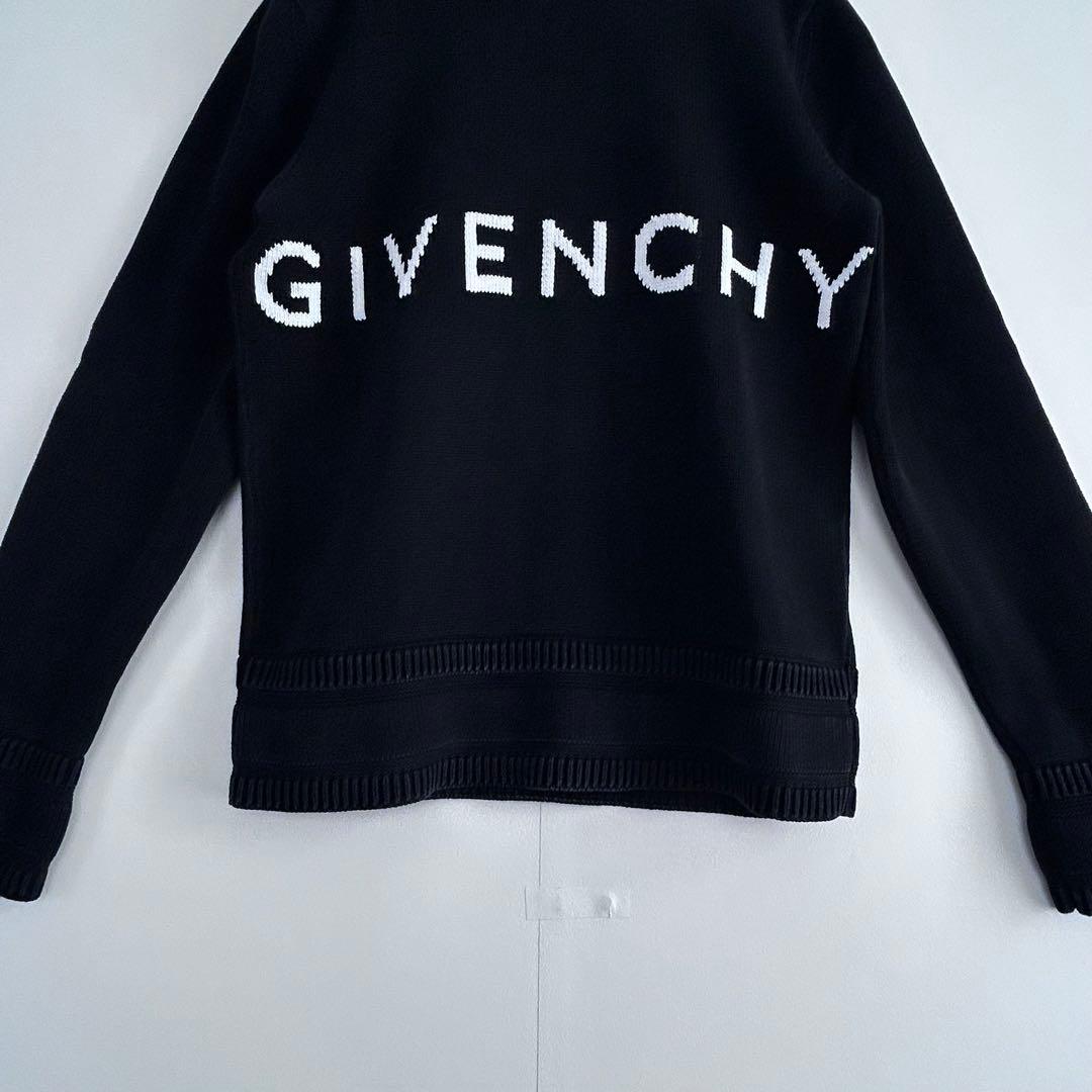 人気デザイン☆Givenchyジバンシィ 4Gロゴニットセーター黒M