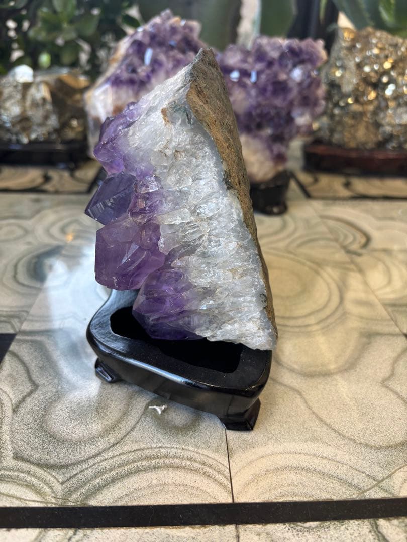 アメジスト　ストーン　鉱石　希少　置物　インテリア 5