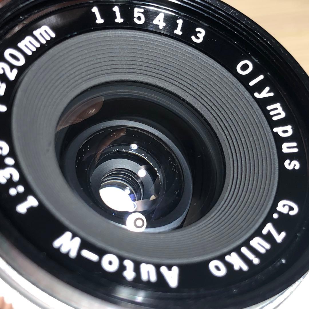付属品付OLYMPUS PEN F ZUIKO AUTO W　20mm f3.5
