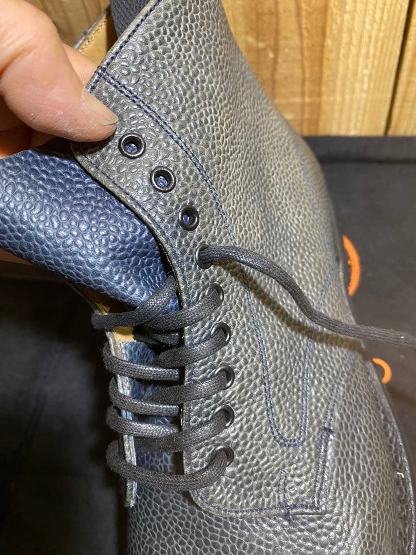 JOSEPH CHEANEY PENNINE Ⅱ C NAVY GRAIN