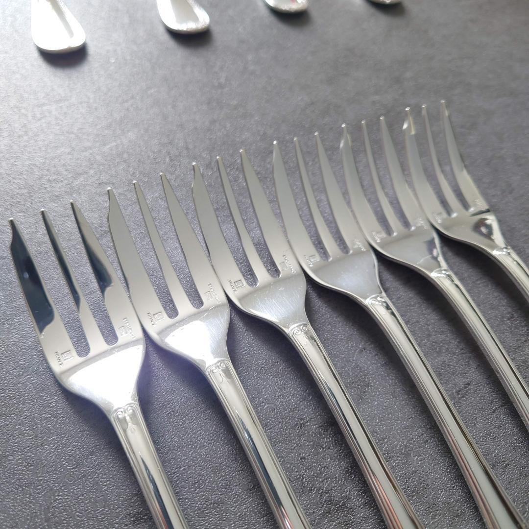 美品 クリストフル マルメゾン ケーキフォークコーヒースプーン 12点