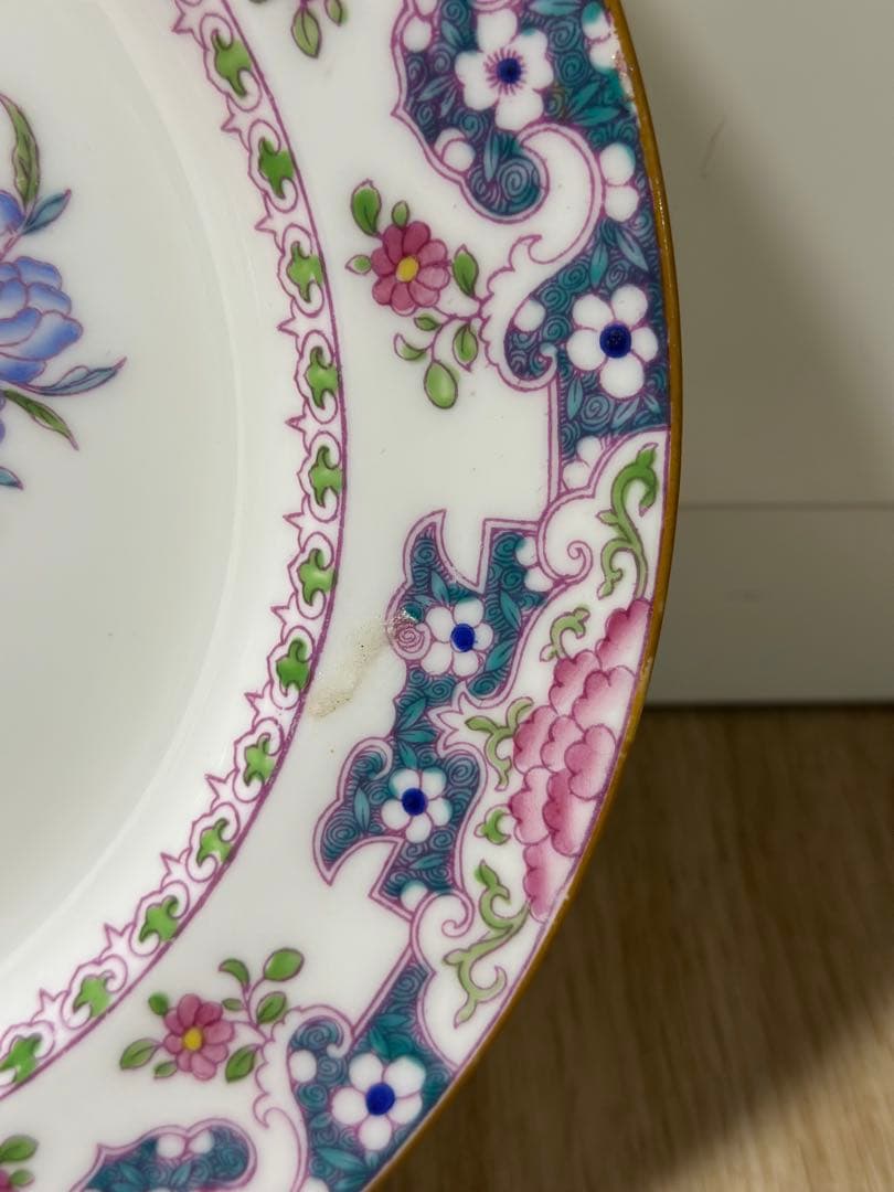 希少　W.Hプラマー　ミントン　チャイニーズツリー　鳥と花　アンティーク