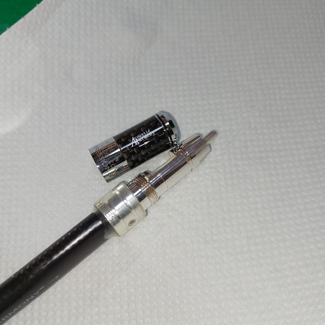 91超希少最終品アコースティックハーモニー高音質RCAケーブルGR1(k)×2m