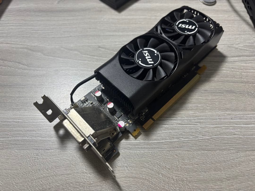 MSI GTX 1050ti 4GT グラフィックボード デュアルファン