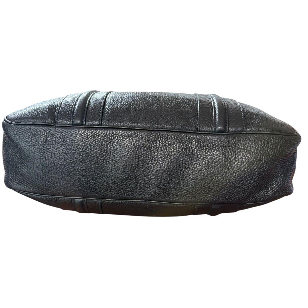 美品✨GUCCI シボ革 ビジネスバッグ 黒 ブリーフケース　ブラック　大人