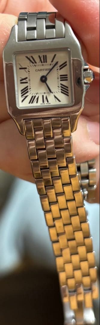 本日までお値引き価格　Cartier サントスドュモアゼル レディース時計