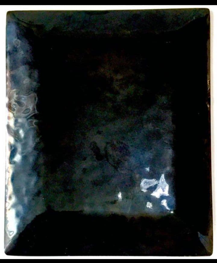★超希少伝統工芸品★ 七宝焼銘々皿 錦雲軒 稲葉 紅白梅柄角皿 3枚