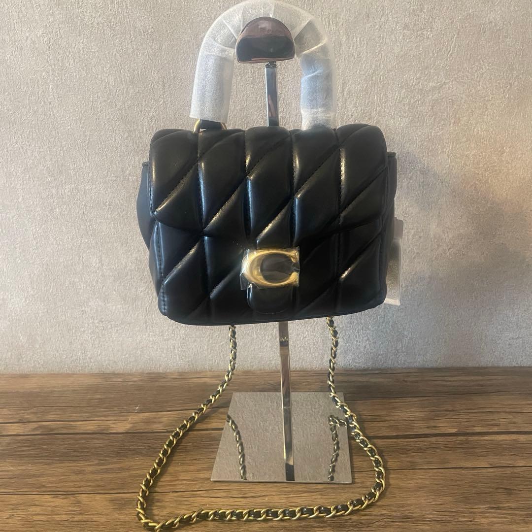 COACH コーチ タビー トップハンドルバッグ キルティング CCC12 @