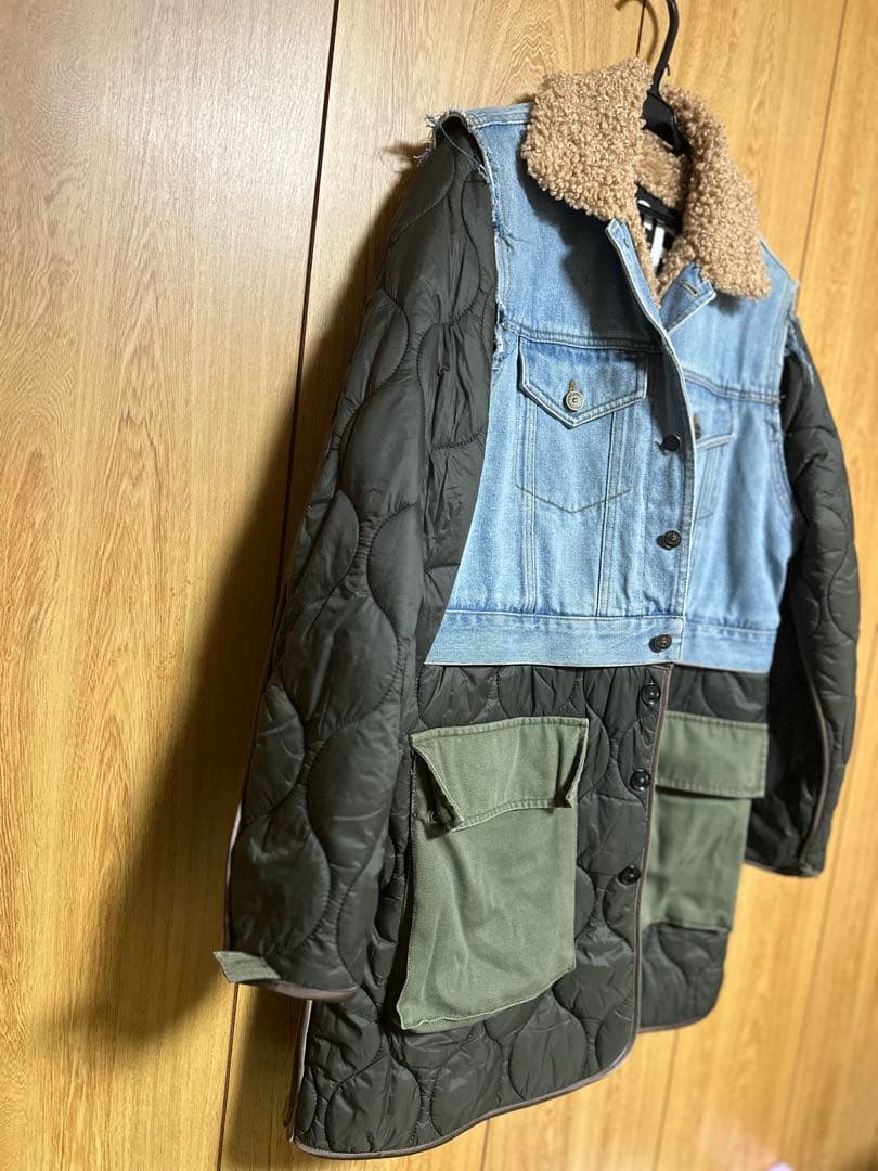 最終価格！　DIESEL ディーゼル　コート　デニム　キルティング