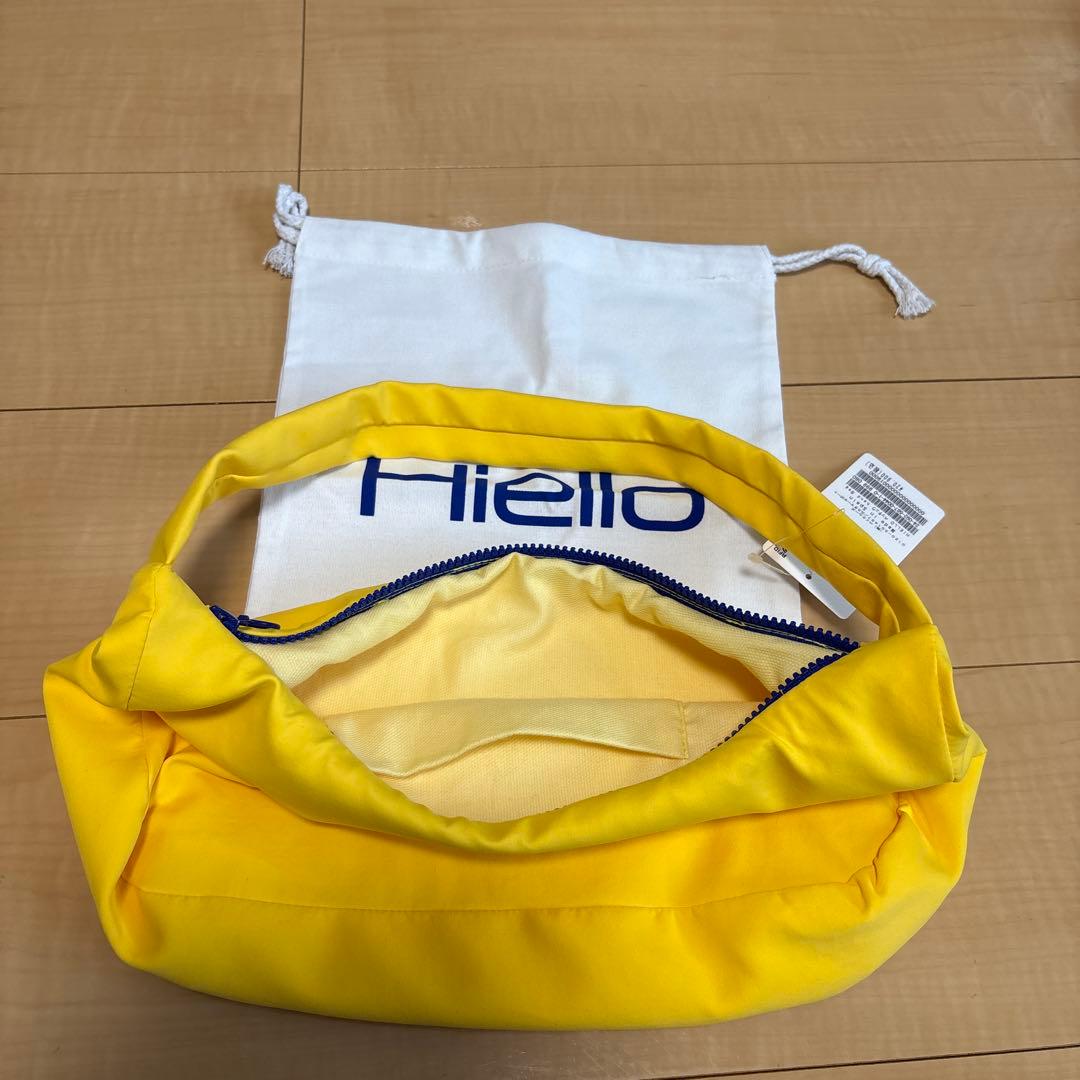 美品HIELLO/ヒエロー別注ハンドバッグ　イエロー