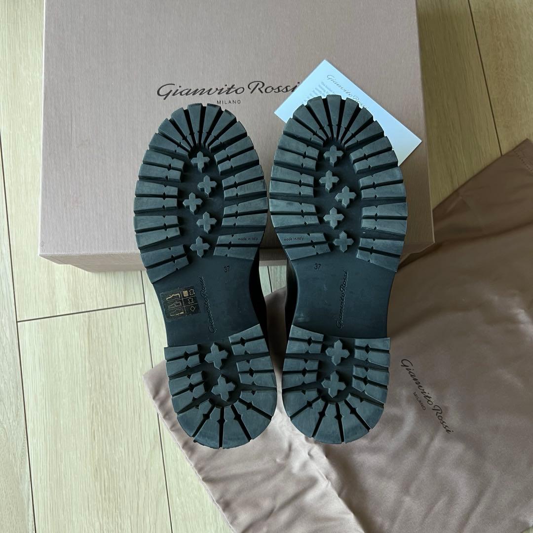 Gianvito Rossi ジャンヴィトロッシ サイドゴア ブーツ 37 美品