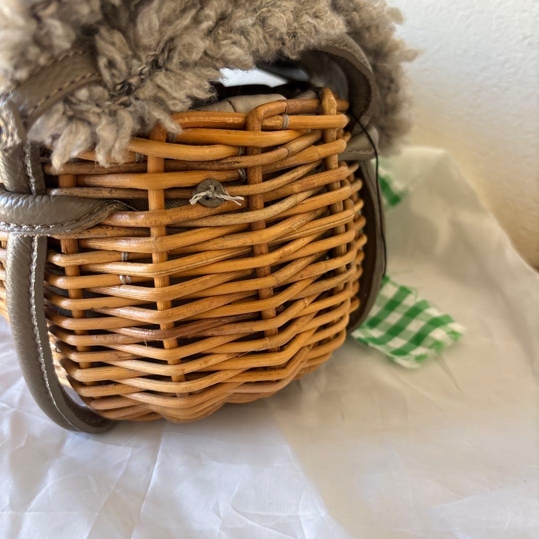 エバゴス　フニュシュリンク　スウィートPバスケット　カシミヤ　グレー