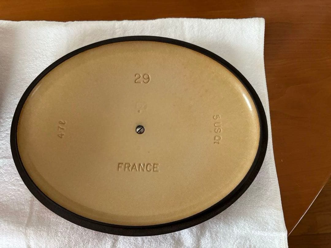 LE CREUSET ル・クルーゼ ココット オーバル 29cmレッド両手鍋