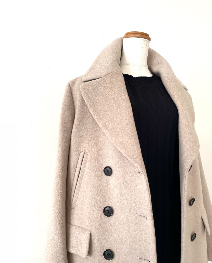 美品 ポールスミス 定価8万 Aライン ダブルコート