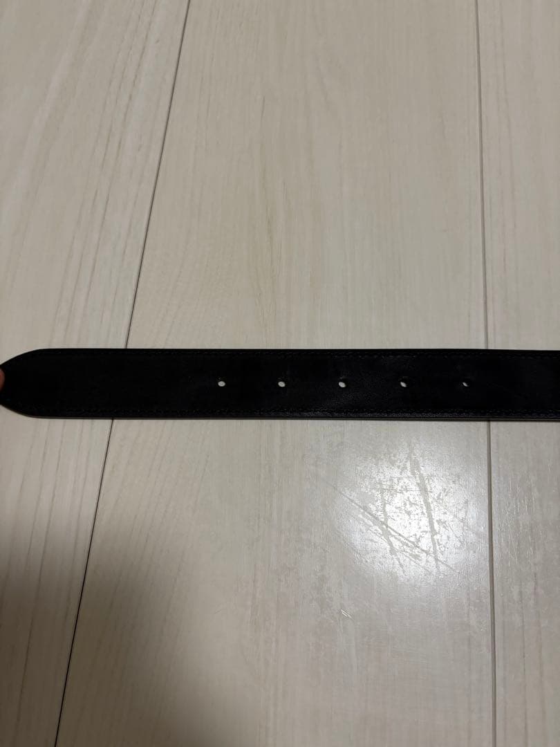 yuri1度のみ使用 GUCCI ダブルG ベルト ブラック 80cm