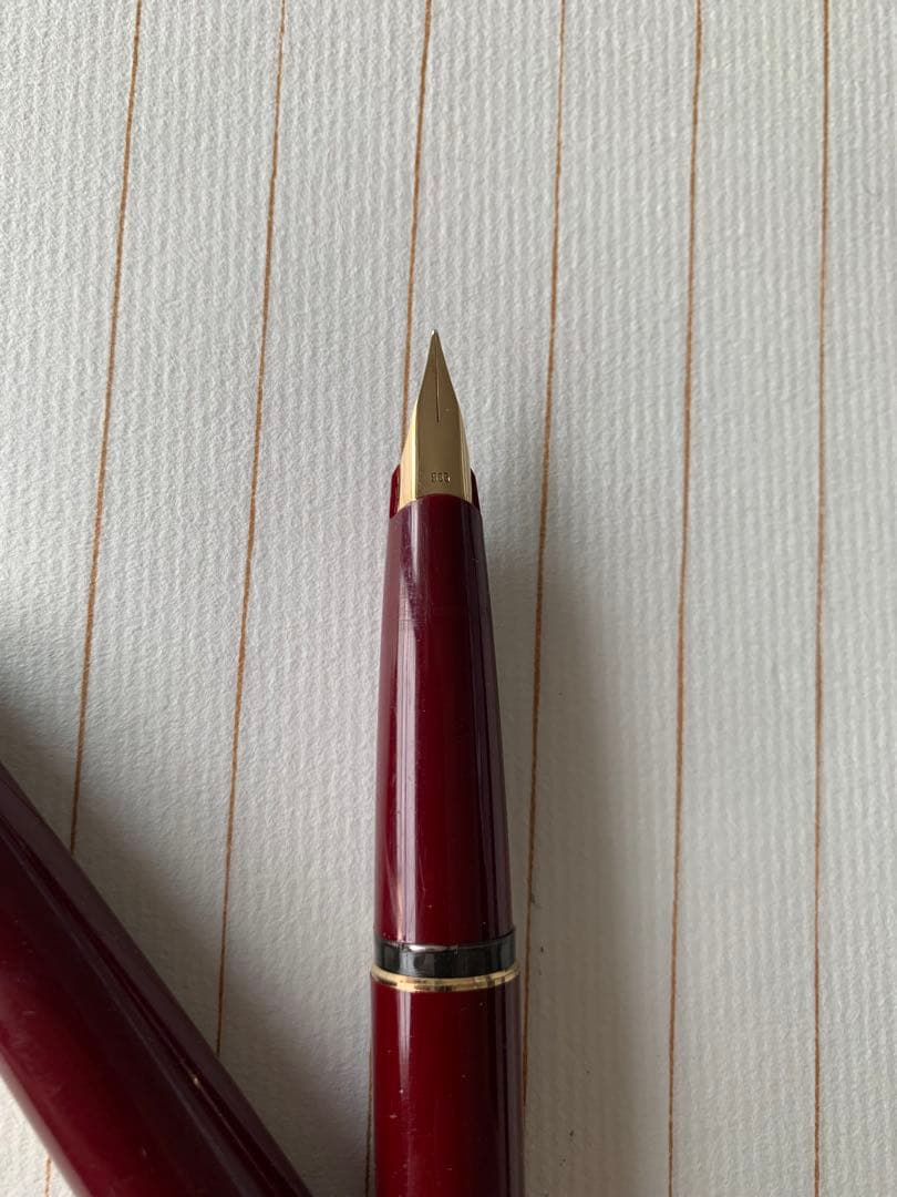 中古 モンブラン ボルドー 14Kペン先 万年筆