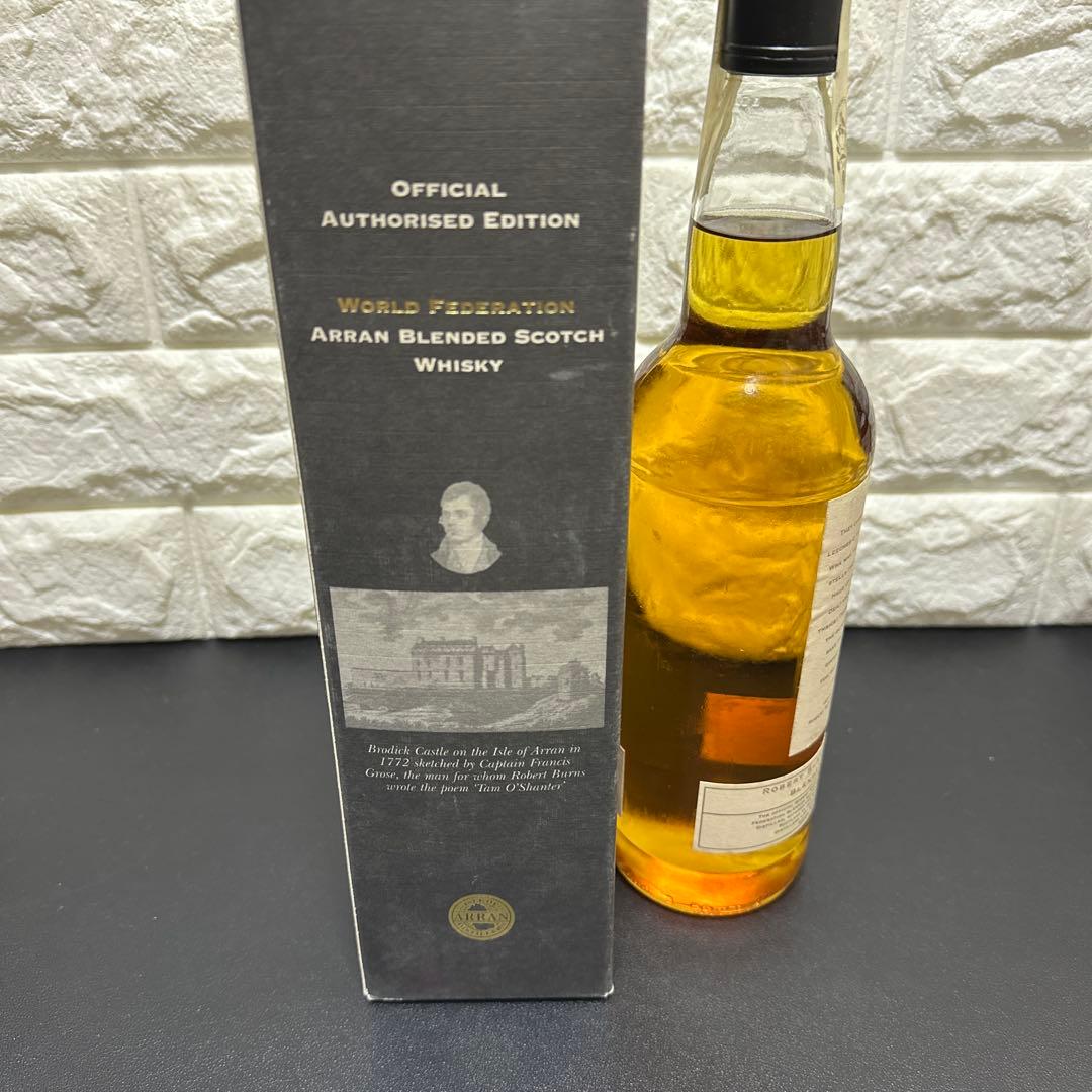 ロバート バーンズ アラン ブレンド スコッチウイスキー箱付き　未開栓