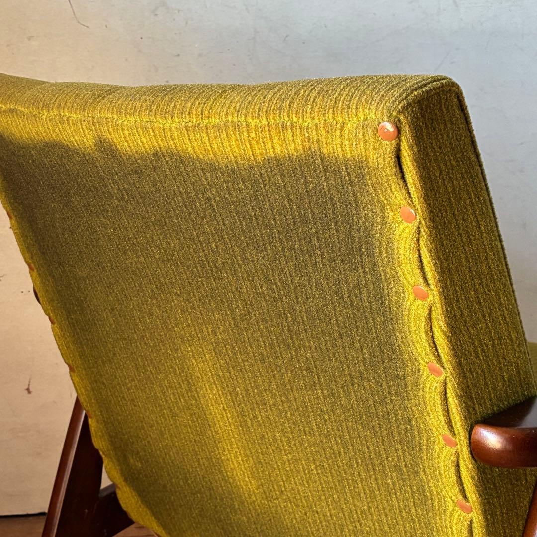 国産ヴィンテージ レトロ 1人掛けソファ ミッドセンチュリー ①