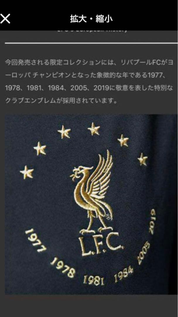 リバプール Liverpool FC ジャケット サイズM 【お値下げ中‼️】