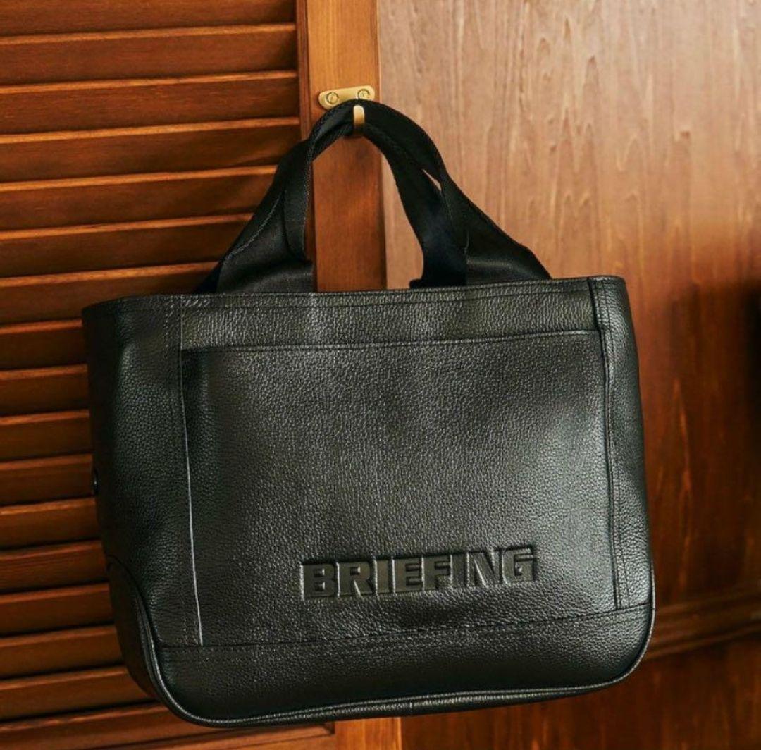 新品タグ付き BRIEFING レザー製 カート トート BRG243T16
