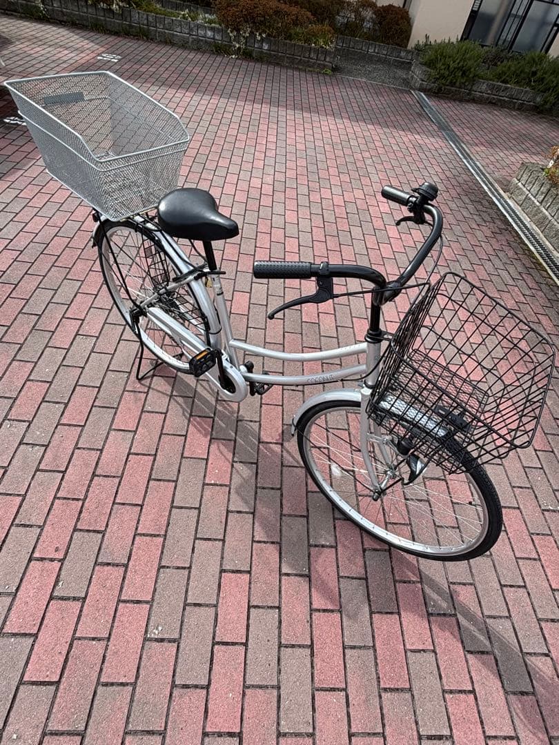ツインバスケット・お買い物用ママチャリ(26㌅)お引き取り希望[配達可能]