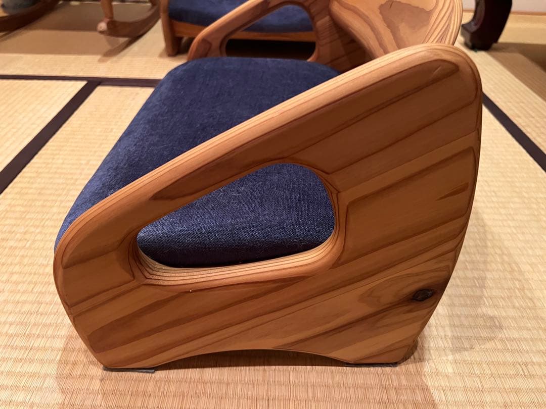 座椅子/木製/4脚セット/HIDA（2脚セットでの購入も可）