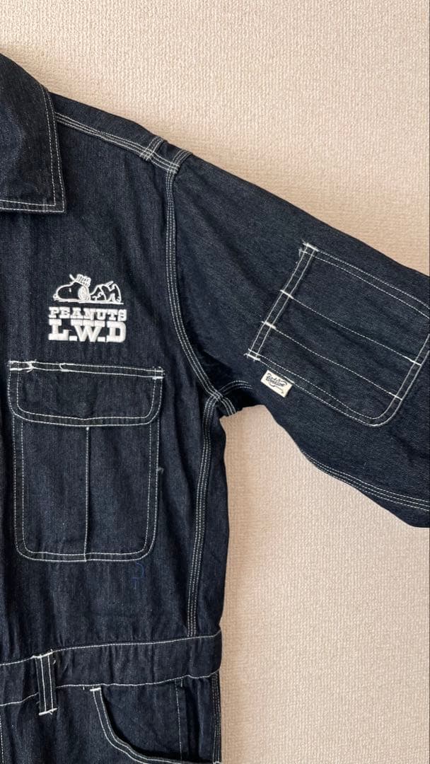 Snap-on スヌーピー つなぎ Peanuts L.W.D. スナップオン