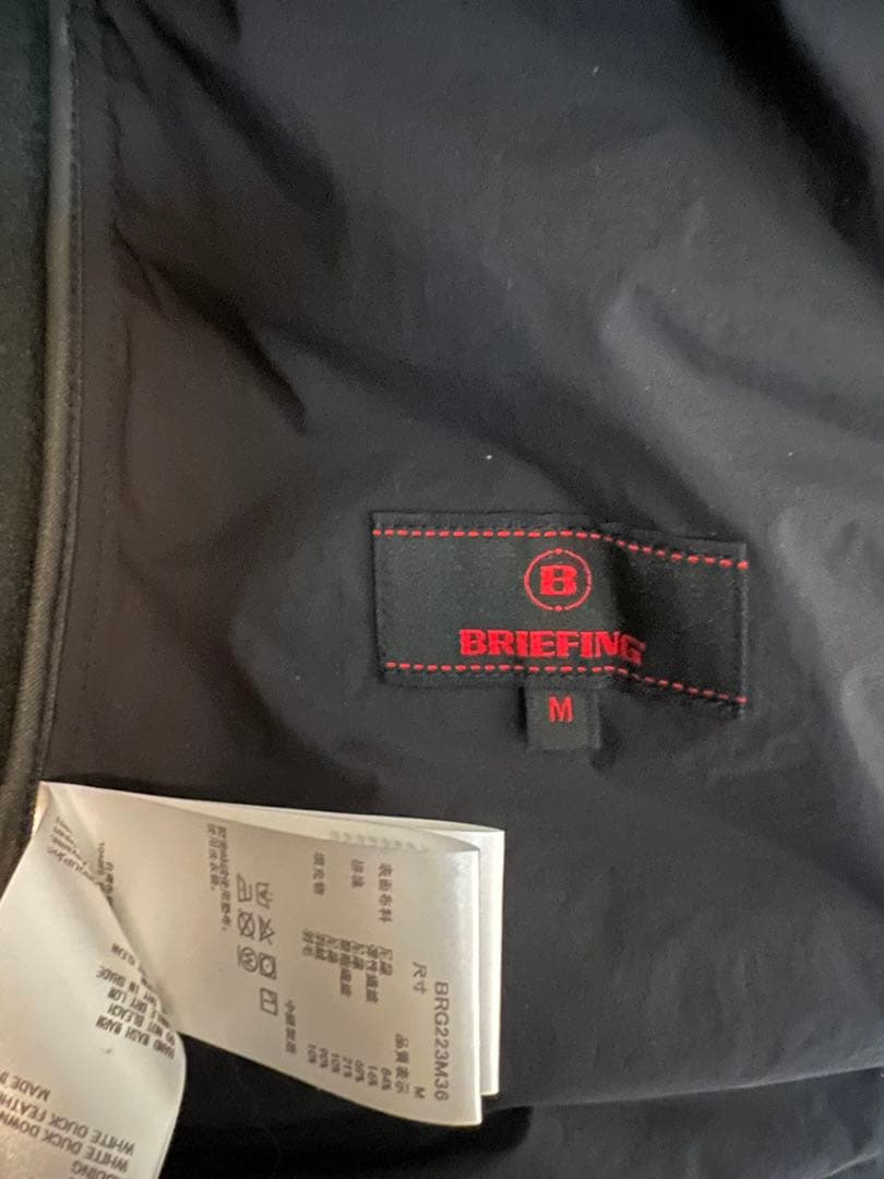 BRIEFING ブラックジャケット Mサイズ　BRG223M36