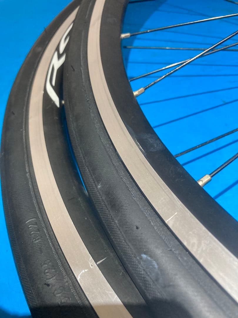 ★メンテ済WH-RS100 11sフリー 前後ホイール 25Cタイヤ クイック付