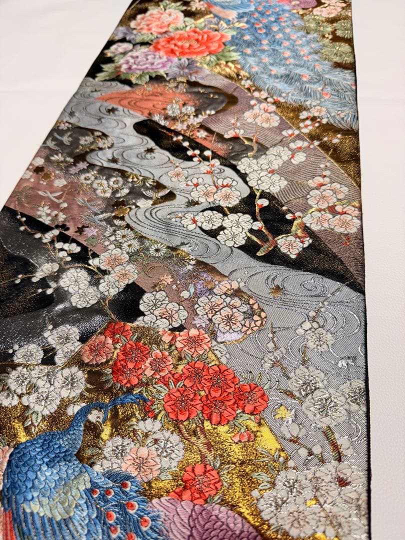 高級 袋帯 正絹 六通柄 純金箔24K ゴールド フォーマル 留袖 訪問着
