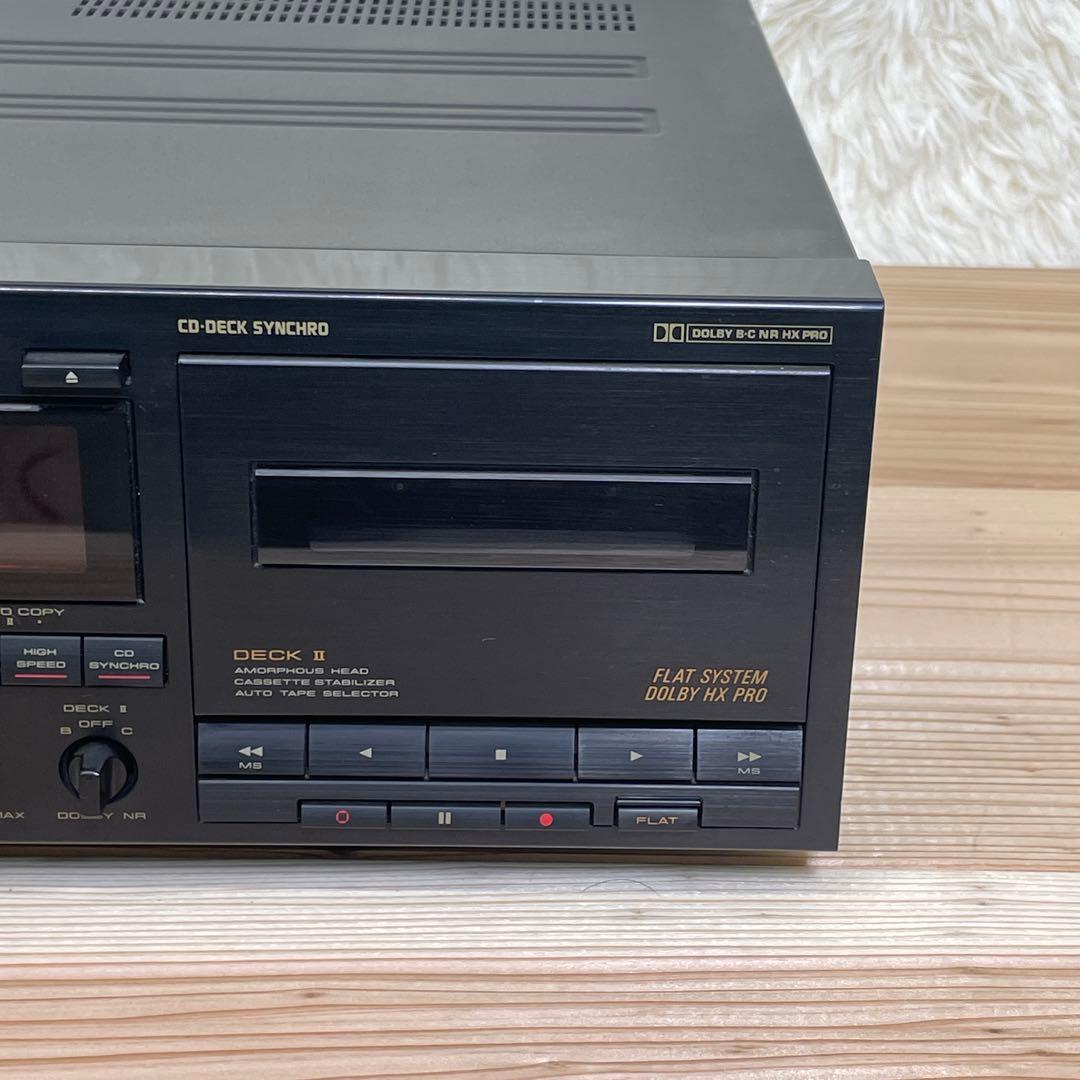 Pioneer T-555WR ダブルカセットデッキ リモコン付き