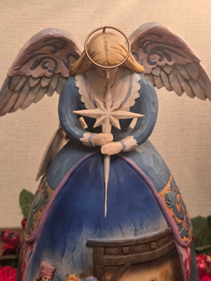 クリスマス　 ジムショア　天使の置物