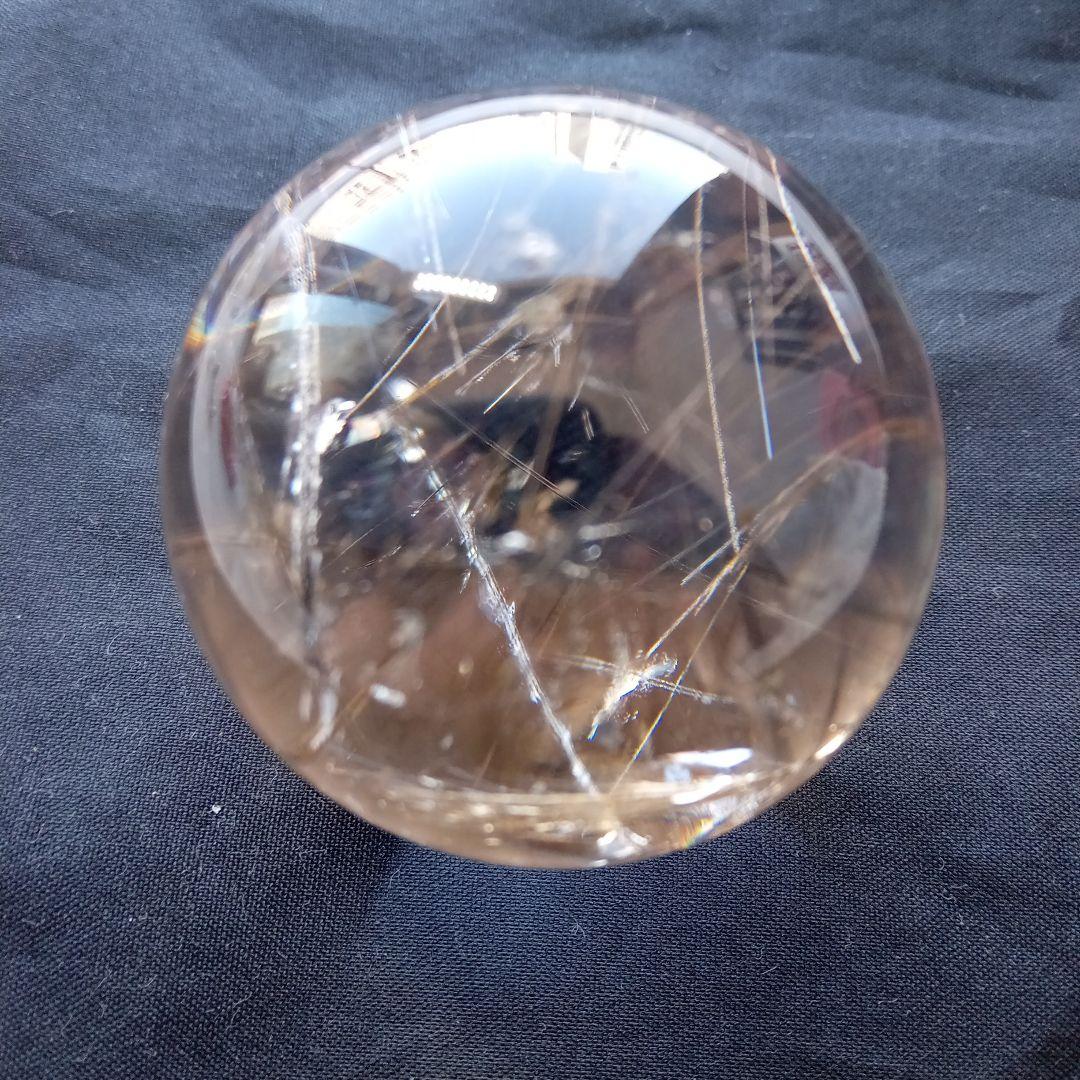 ルチルクオーツ　５センチ玉(4.5〜5)