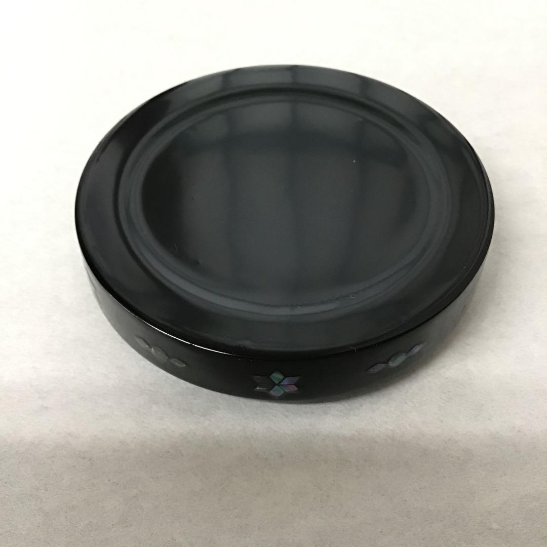 茶道具　高岡漆　青貝唐子　香合　貢山(蔵川建三)作　螺鈿　栞　共箱　S148KG