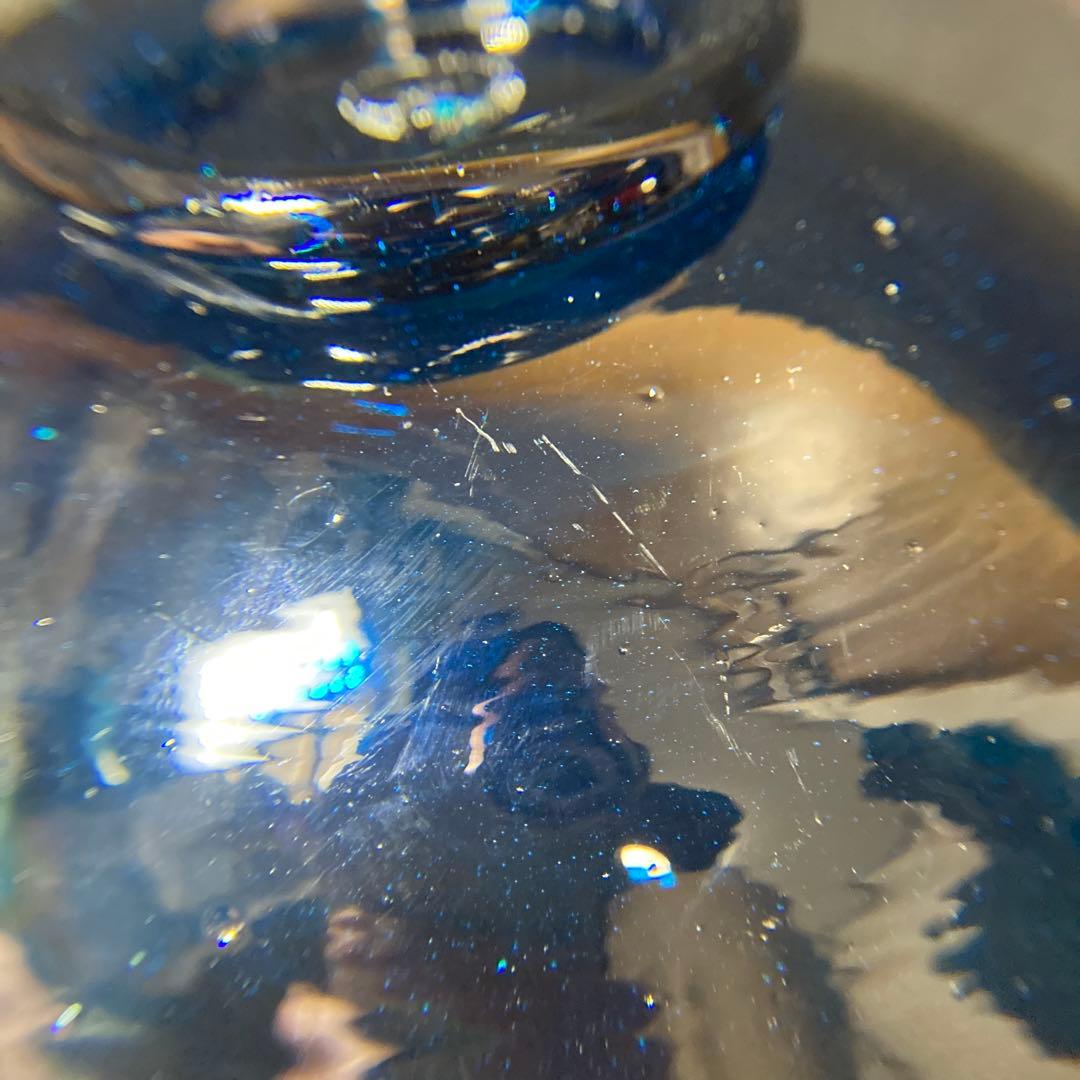 倉敷ガラス 小谷眞三 小谷真三 茶碗 吹きガラス 気泡