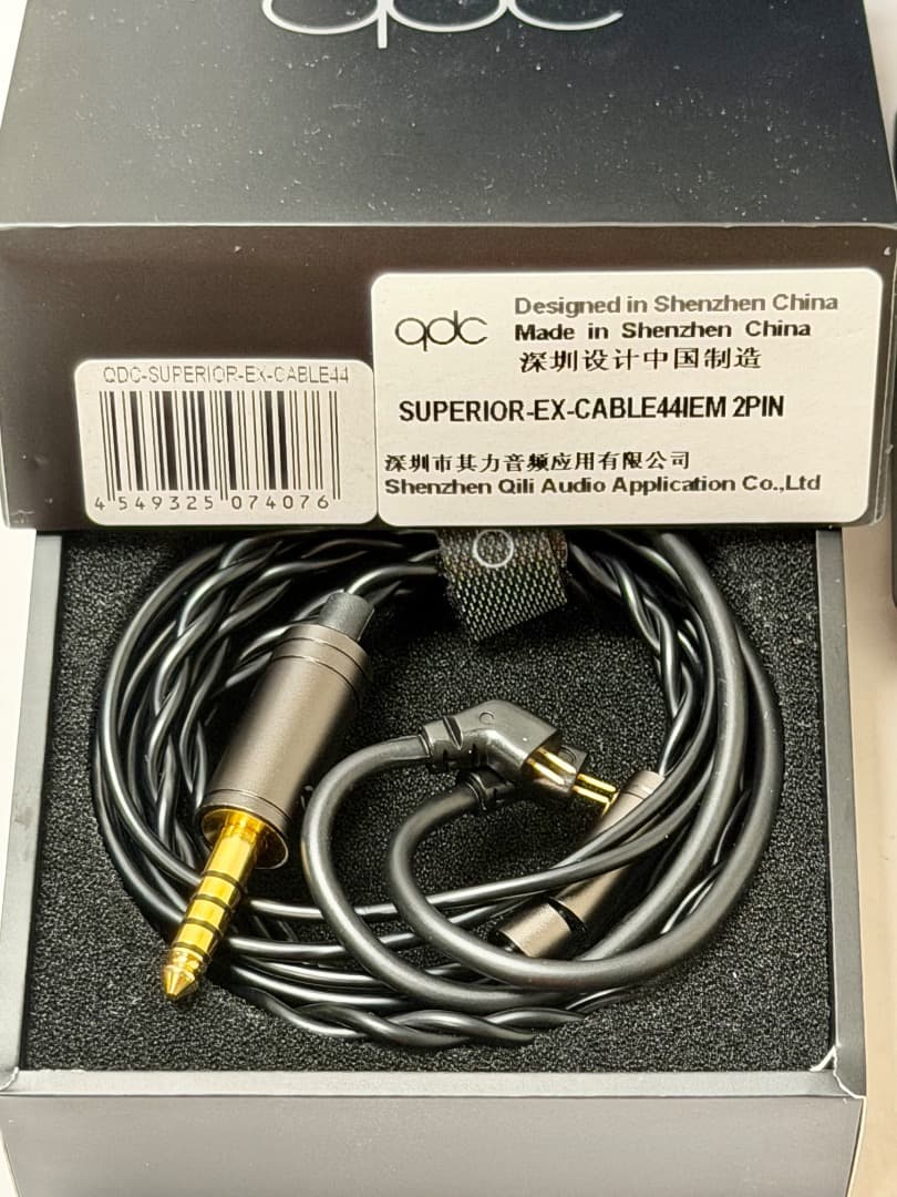 【美品】QDC FRONTIER 4.4mmバランスケーブル セット