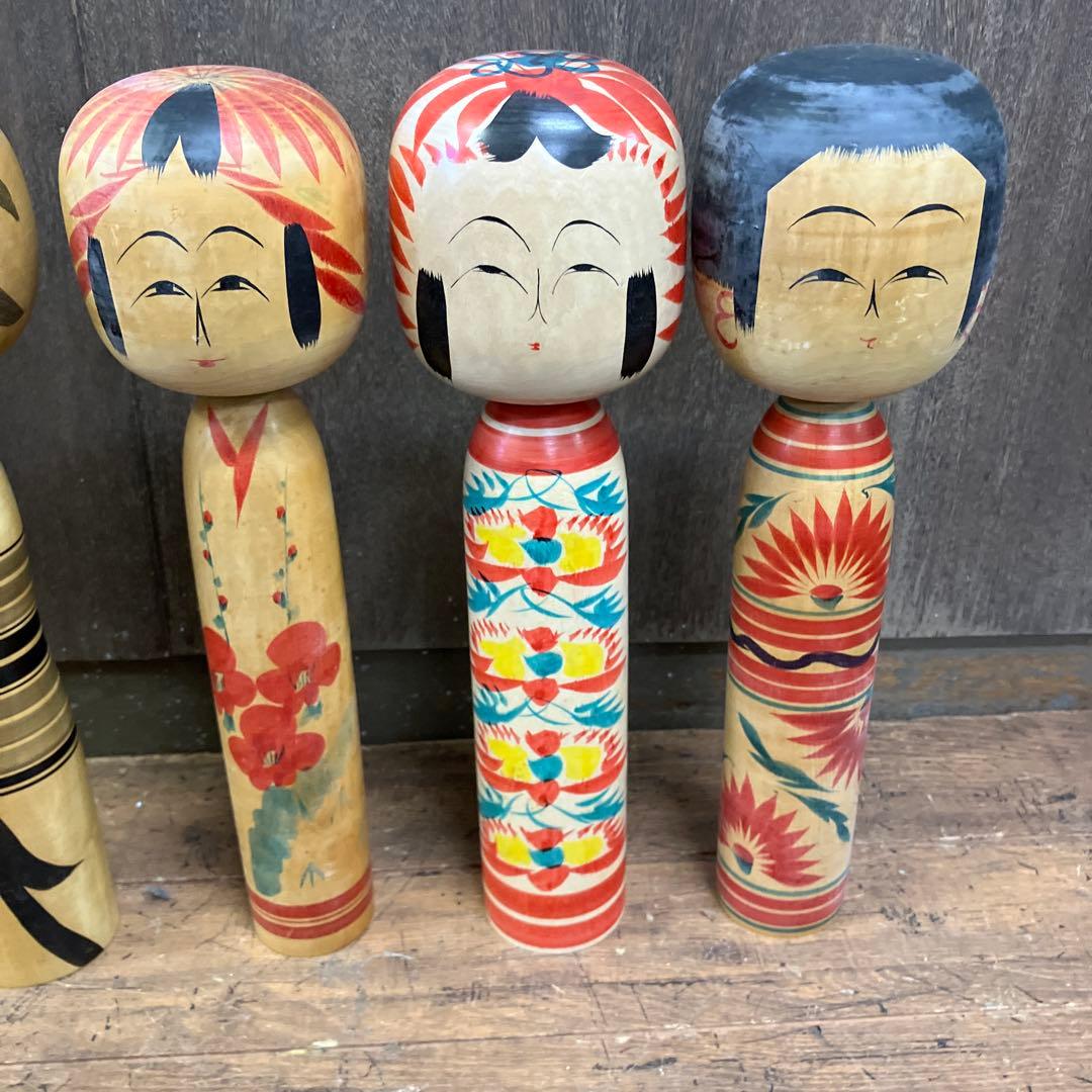 D-3 昭和レトロ 【希少/まとめて】伝統こけし 12体セット 大量コレクション